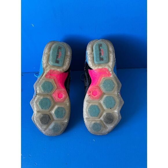 2015 Nike LEBRON 12 EP '23 CHROMOSOMES' High Top Sneakers 707781-006 Size 8.5 - Picture 5 of 7